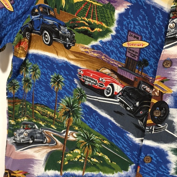 Reyn Spooner rare Hawaiian Tropical  shirt - Picture 5 of 8